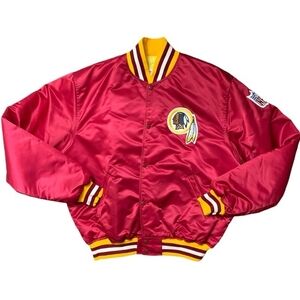 Vintage Washington Redskins Satin Starter Jacket with Logo